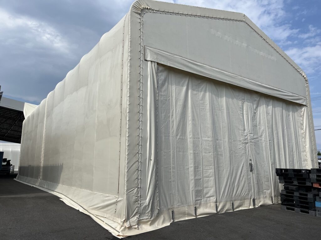 愛知県　空いたスペースを有効活用‼レンタルシートハウスを設置しました！